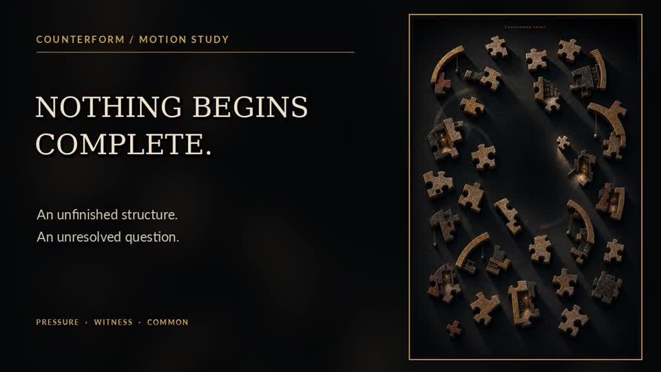 COUNTERFORM — Fashion Motion — still poster (video withheld)